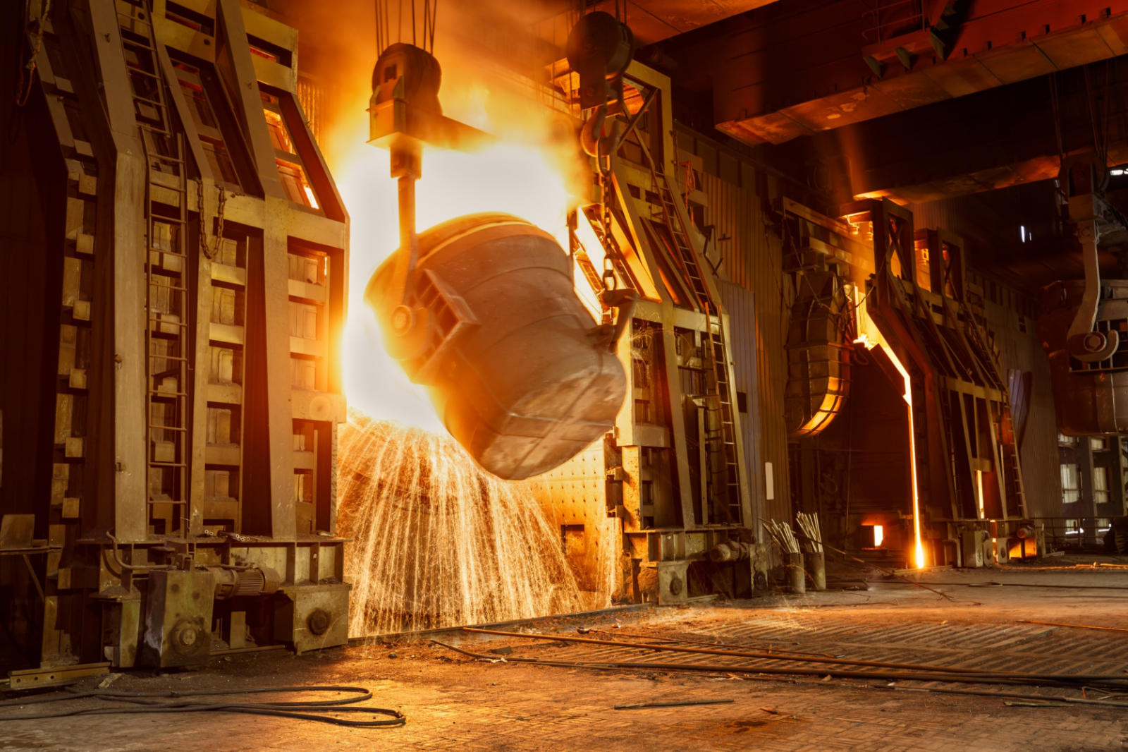 Steel plant IoT monitoring